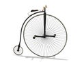 High wheel bicycle 3d rendering