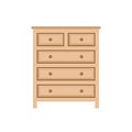 Highboy flat . It is executed in the old and modern style. Royalty Free Stock Photo