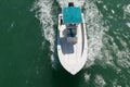 High-End Motor Boat on the Florida Intra-Coastal Waterway Royalty Free Stock Photo