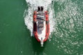 High-End Motor Boat on the Florida Intra-Coastal Waterway Royalty Free Stock Photo