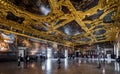 Higher Council Hall of Doge`s Palace in Venice