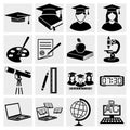 Higher Education icons set