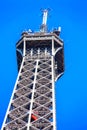 The highest beautiful Eiffel Tower in Paris Royalty Free Stock Photo