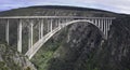 Highest bungee jump bridge, Bloukrans Bridge Bungy in South Africa