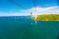 The highest cable car in Fukuok, vietnam