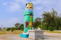 The highest guardian lion in kinmen Royalty Free Stock Photo