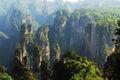 highest outdoor elevator in Zhangjiajie Royalty Free Stock Photo