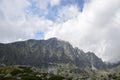 Highest peak of the Carpathians, Gerlachov Peak (Gerlachovsky stit) and High Tatras, Slovakia