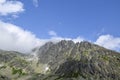 Highest peak of the Carpathians, Gerlachovsky stit and High Tatras mountains, Slovakia