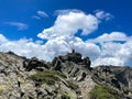 The highest peak, Fengari Peak in Samothrace Royalty Free Stock Photo