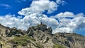 The highest peak, Fengari Peak in Samothrace Royalty Free Stock Photo