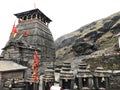 Highest shiva temple in the world of Tungnath mahadev Royalty Free Stock Photo