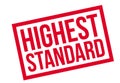 Highest Standard rubber stamp