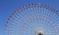 The highest Tempozan Gaint Ferris Wheel (Daikanransha) in the cl Royalty Free Stock Photo