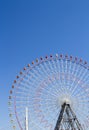 The highest Tempozan Gaint Ferris Wheel (Daikanransha) in the cl Royalty Free Stock Photo