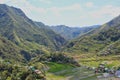 The highest view point in Batad - Phillipine mountain village Royalty Free Stock Photo