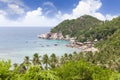The highest viewpoint to see mountain and sea shore at Koh tao,