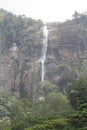 The highest waterfall in Sri Lanka which is called Bambara Kanda Waterfall