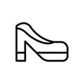 Highheels outline icon.