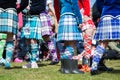 Highland dancer at highland games in scotland Royalty Free Stock Photo