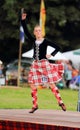 Highland Games Highland Dancer in Scotland Royalty Free Stock Photo