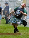 Highland Games Weight Throw Kilt Royalty Free Stock Photo