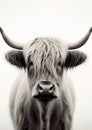 Highland hairy animals cattle farming cow scotland brown nature scottish Royalty Free Stock Photo