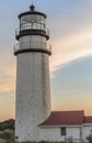Lighthouse Highland Light, also known as Cape Cod Light, Massachusetts, New England, USA Royalty Free Stock Photo