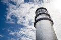 Highland Lighthouse on Cape Cod on a spring day in Barnstable County Massachusetts