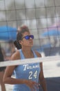 Women`s Collegiate Beach Volleyball 2021 LXIX Royalty Free Stock Photo