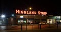 The Highland Strip Memphis Nightscape