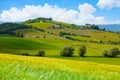 Highland in Tuscany landscape, Italy Royalty Free Stock Photo