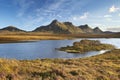 Highlands with Ben Loyal in northern Scotland Royalty Free Stock Photo