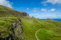 Highlands panoramic road in Scotland Royalty Free Stock Photo