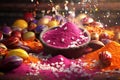 Highlight the culinary delights of Holi with