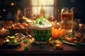 Highlight the culinary delights of St Patricks. Generative ai