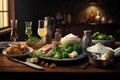 Highlight the culinary delights of St Patricks. Generative ai