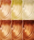 Highlight hair texture background