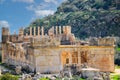 Beautiful view of the Qasr Al-Abd near the Amman Jordan