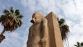 Statue of Rameses II in the open-air museum of Memphis, Egypt