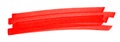 Highlight pen brush red for marker, highlighter brush marking for headline, scribble mark stroke of highlighted pen