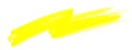 Highlight pen brush yellow for marker, highlighter brush marking for headline, scribble mark stroke of highlighted pen