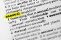 Highlighted English word `asexual` and its definition in the dictionary