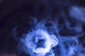 Highlighted smoke for backgrounds Royalty Free Stock Photo