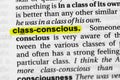 Highlighted word class conscious concept and meaning