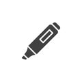 Highlighter pen vector icon