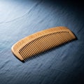 Highlighting the comb s polished surface and the subtle weave of Royalty Free Stock Photo