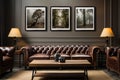 Highlights Framed: Gorgeous frame in sofa area design