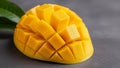 Highlights the mango s ripeness and succulence making it visually Royalty Free Stock Photo