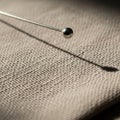 Highlights the needle s shadow, adding depth and a three-dimensional effect Royalty Free Stock Photo